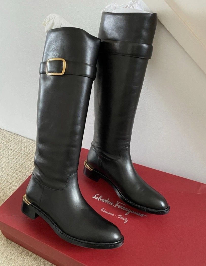 KneeHigh Salvatore Ferragamo (Category: Boots) located in Subic. Submitted by AnythingBrandedby_May (Listing ID 1468324184, Image 1). Description: Salvatore Ferragamo.