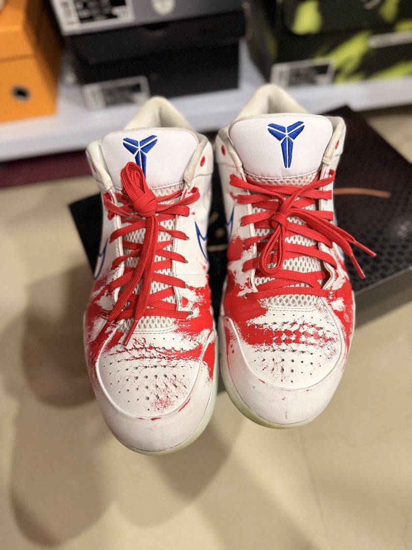 Kobe 4 draft pack (Category: Sneakers) located in Caloocan City. Submitted by claudejumawan (Listing ID 1468474261, Image 3). Description: For sale‼️ Kobe 4 draft pack “clippers colorway” Size 12 Used With orig box 8.5/10 condition or better 5500 fix🤝 Qc area📍.