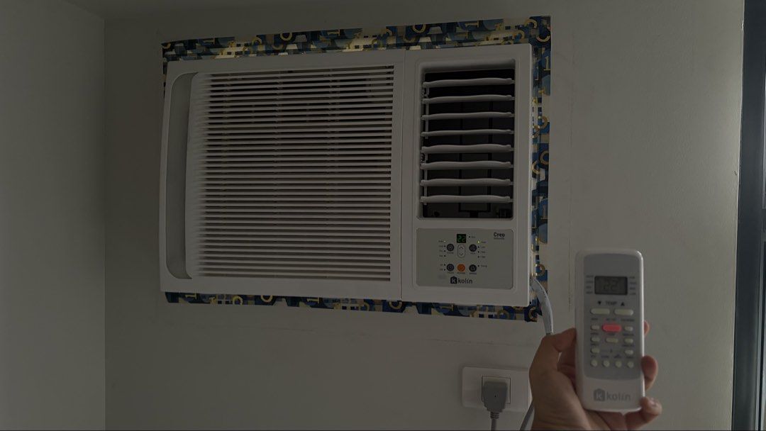 Kolin 2.0HP Window-Type Inverter Aircon (Category: Air Conditioning and Heating) located in Pasig City. Submitted by isaselle (Listing ID 1468293337, Image 1). Description: elling my Kolin KA-200MCARINV32 (2025 model), bought brand new from Ansons in January 2026 for 32,664. Moving to a building with a 1.5hp limit, so it has to go. 2.0HP window-type inverter, R32 refrigerant Cooling capacity: 19,800 kJ/h CSPF 5 (energy efficient) 230V, single pha