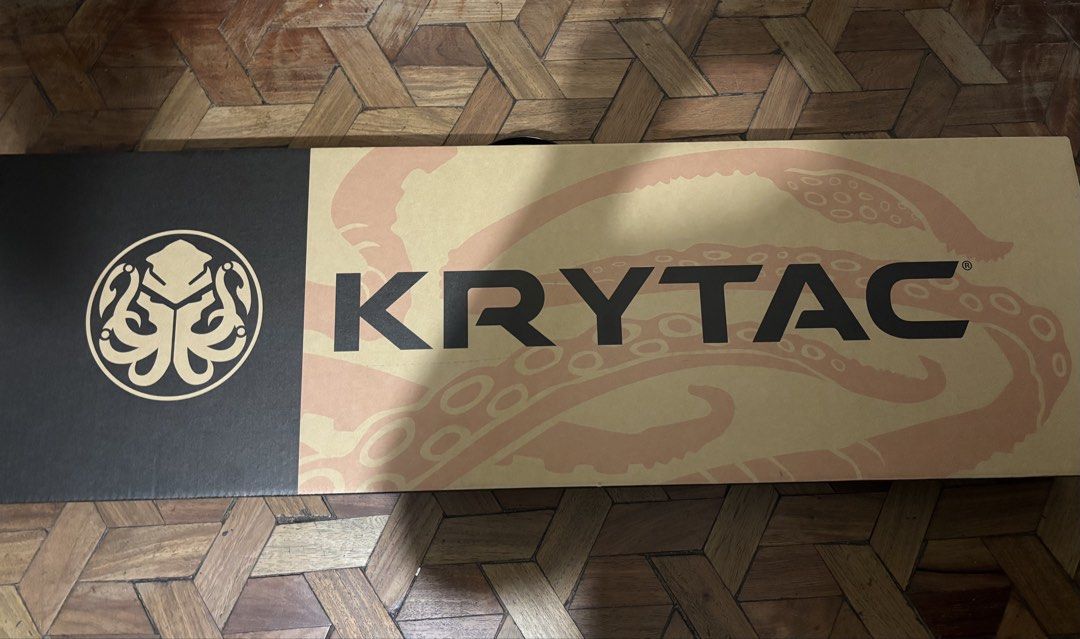Krytac KRISS Vector Airsoft SMG (Category: Action & Battle Toys) located in Muntinlupa City. Submitted by codegrey (Listing ID 1468453178, Image 3). Description: AEG Airsoft Krytac KRISS Vector submachine gun in classic black Still with original box.