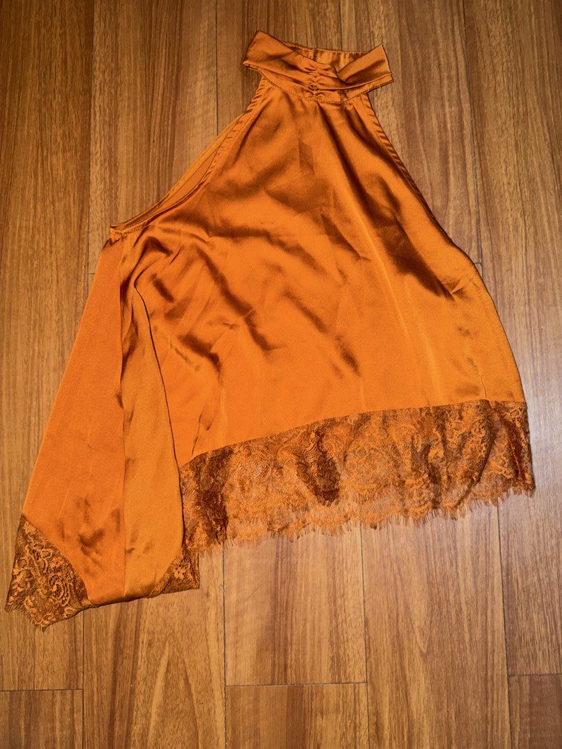 Lace Halter Top (Category: Sleeveless) located in Taguig. Submitted by shop.alybuzon (Listing ID 1468326797, Image 1). Description: Never used == MOP: Gcash (Payment before ship/delivery) Courier: Same day — Lalamove/Grab J&T Express.