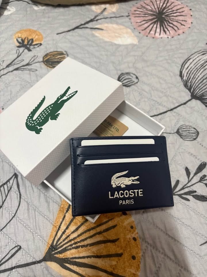 Lacoste Card Holder (Category: Wallets & Card Holders) located in Andop. Submitted by finderskeepersxzz (Listing ID 1468396679, Image 2). Description: Lacoste Card Holder Excellent as new condition Dm for more info.