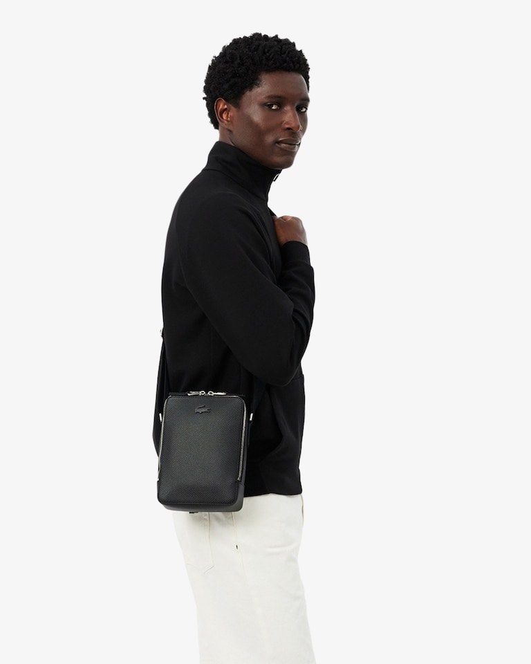 Lacoste Chantaco Pique Leather Shoulder Bag - PREORDER (Category: Sling Bags) located in Santa Rosa. Submitted by miqboutique (Listing ID 1468333172, Image 3). Description: Preorder✨ 🐊Chantaco Pique Leather Shoulder Bag ₱5,399 + SF • ETA End Oct • 2K DP required • Guaranteed Original.