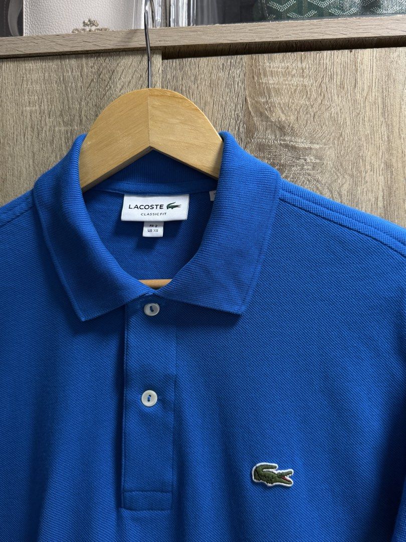 Lacoste Classic Fit Polo Shirt (Category: Tshirts & Polo Shirts ) located in Imus. Submitted by rckrmns (Listing ID 1468356006, Image 2). Description: Lacoste Classic Fit Polo Shirt Size XS W- 18.5 L- 26 Good as New .