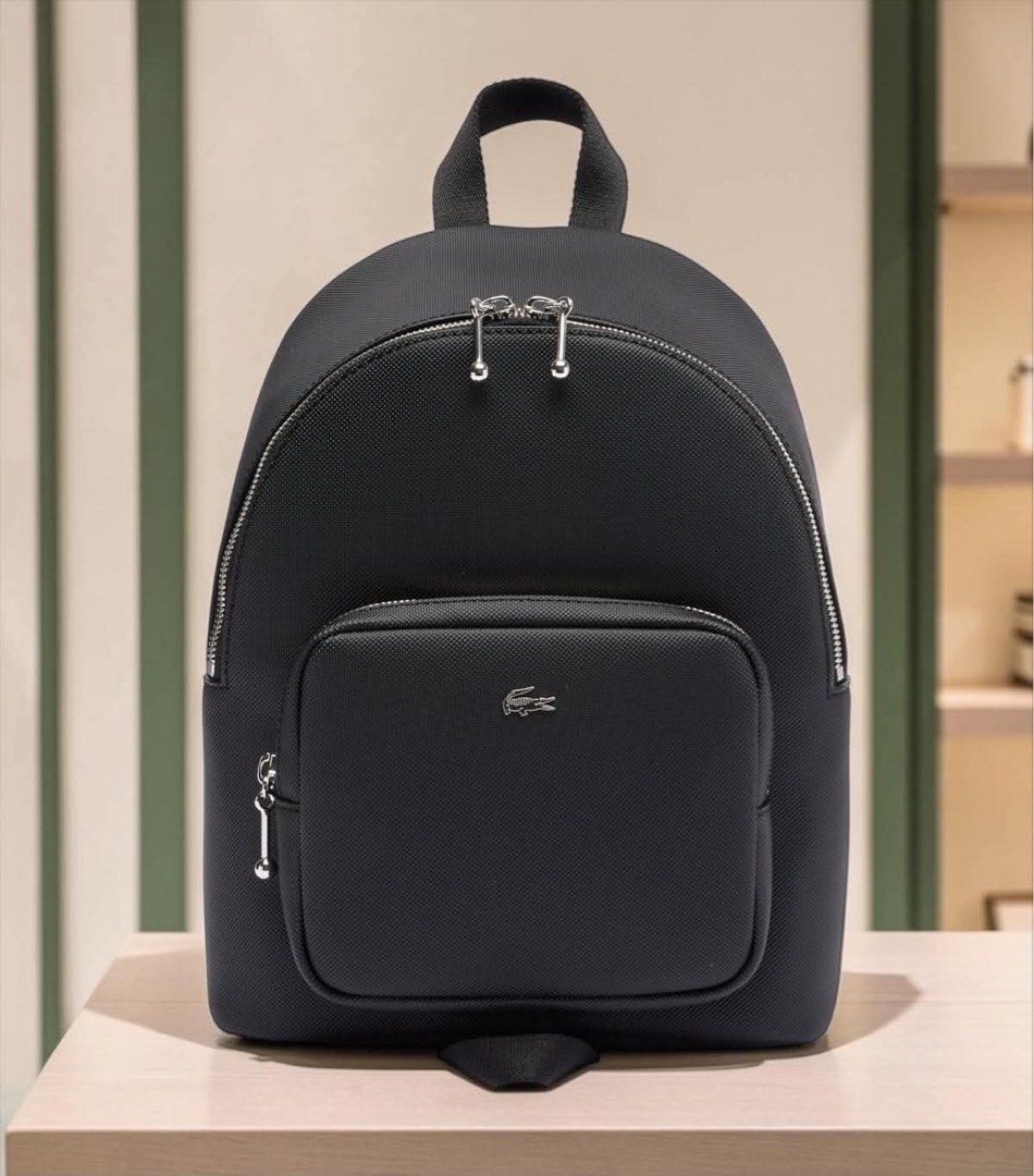 Lacoste Daily City Backpack - PREORDER (Category: Backpacks) located in Santa Rosa. Submitted by miqboutique (Listing ID 1468335088, Image 1). Description: Preorder✨ 🐊Daily City Backpack L8.7 x H11.4 x D3.9" ₱6,599 + SF • ETA End Oct • 2K DP required • Guaranteed Original Fb page: Miq's Boutique.