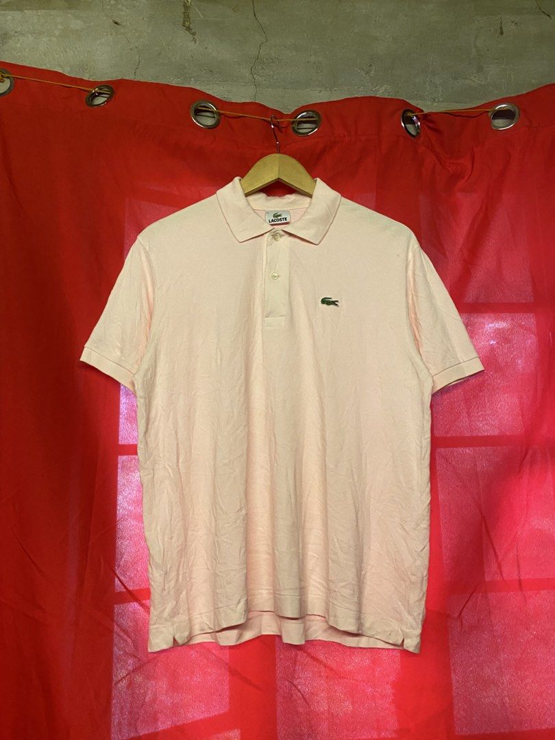 LACOSTE DEVANLEY POLO SHIRT (Category: Tshirts & Polo Shirts ) located in Minglanilla. Submitted by celathrift (Listing ID 1468332827, Image 1). Description: LACOSTE DEVANLEY POLO SHIRT PINK COLOR NO ISSUE 10/10 COLOR RATE WDITH (21) LENGTH (27.5) SIZE 5 ON TAG.