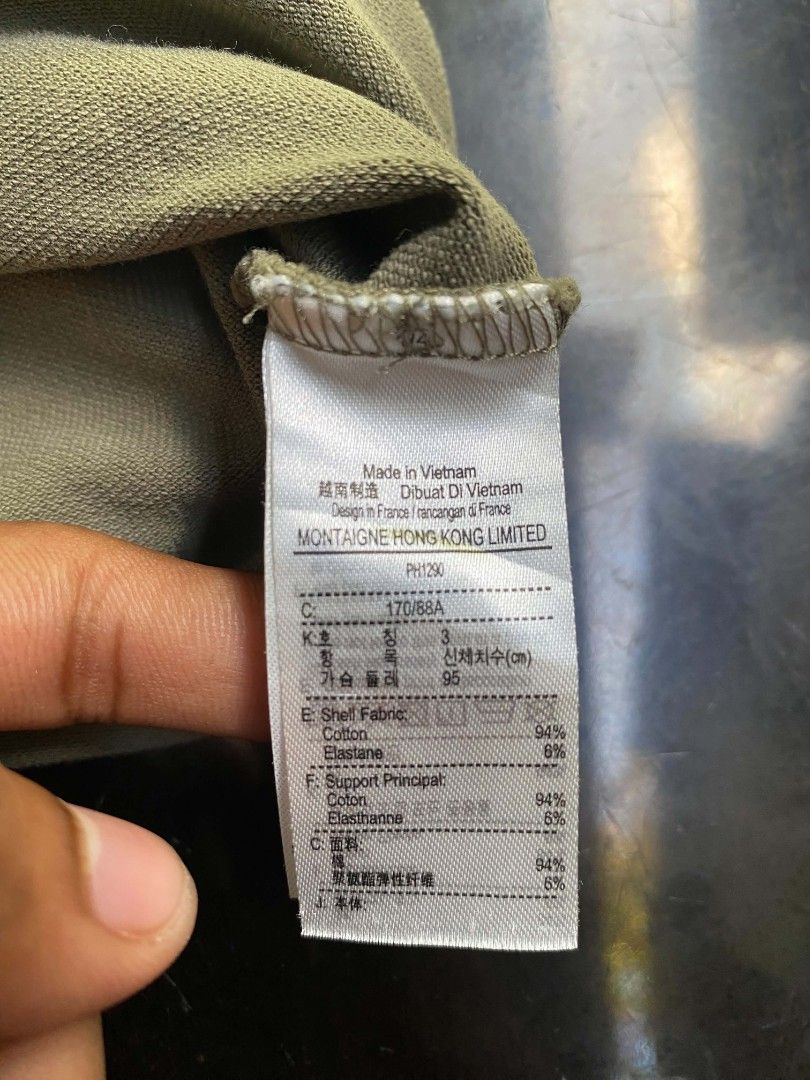 LACOSTE MOSS GREEN AUTHENTIC ✅ (Category: Announcements) located in Iloilo. Submitted by jaybenethrift.0721 (Listing ID 1468290006, Image 3). Description: LACOSTE MOSS GREEN AUTHENTIC ✅ EXCELLENT CONDITION NO ISSUE 19x25 First to pay‼️.