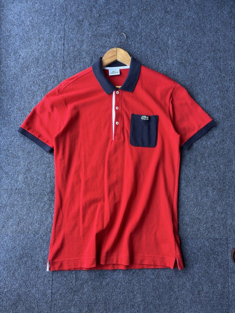 Lacoste Polo Shirt (Category: Tshirts & Polo Shirts ) located in Manila. Submitted by austinace04 (Listing ID 1468288666, Image 1). Description: Brand new condition Size large on tag 22x27 9.9/10 color rate Issue none.