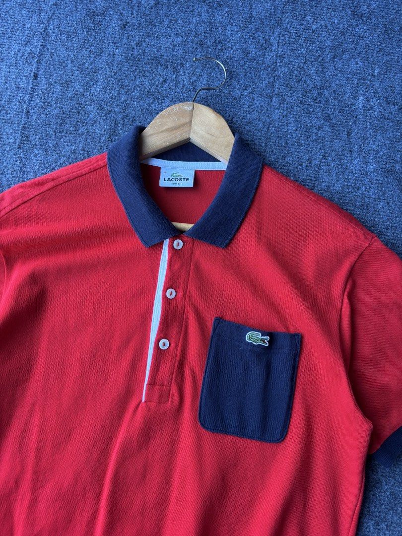 Lacoste Polo Shirt (Category: Tshirts & Polo Shirts ) located in Manila. Submitted by austinace04 (Listing ID 1468288666, Image 2). Description: Brand new condition Size large on tag 22x27 9.9/10 color rate Issue none.