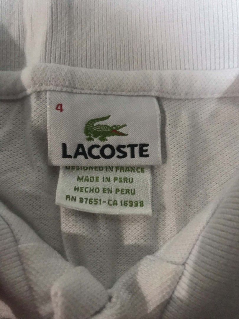 lacoste polo shirt (Category: Activewear) located in Manila. Submitted by gllysv (Listing ID 1468314305, Image 2). Description: .