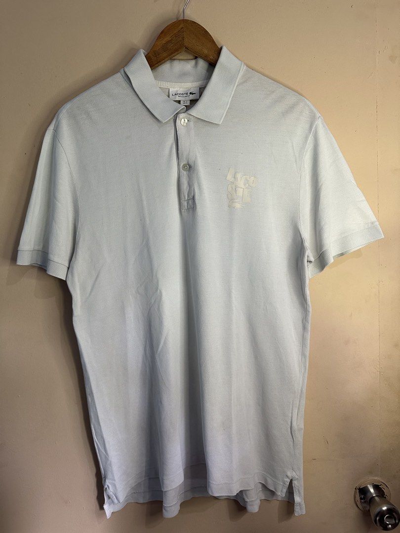 LACOSTE POLO SHIRT (Category: Formal Shirts) located in Manila. Submitted by bendeictsthrift53 (Listing ID 1468337192, Image 1). Description: - LACOSTE SCRIPT POLO SHIRT - EXCELLENT CONDITION - DOT STAIN WASHABLE - ALREADY WASH - SIZE L - 20x29 APAKA SOLID NITO SA PERSONAL 🔥 .