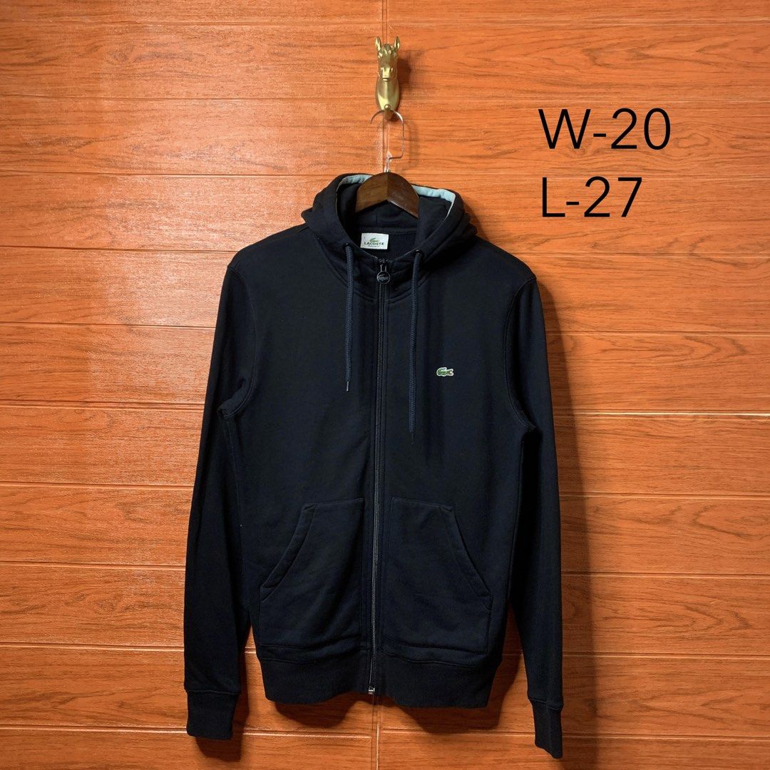 Lacoste Zip up Hoodie (Category: Hoodies) located in Quezon City. Submitted by donklasiko (Listing ID 1468332086, Image 2). Description: Condition: 9.5+/10 Pristine condition Issue: non Refer to the dimension 🤗 PM FOR MORE DETAILS NO RETURN, NO EXCHANGE & NO REFUND! ✅I ALSO ACCEPT TRADE/SWAP TO ANYTHING JUST DROP YOUR OFFER Please manage your expectations, this is a secondhand item. What you see is what you get 😊 💵MOP: GCASH, BDO or Cash on De