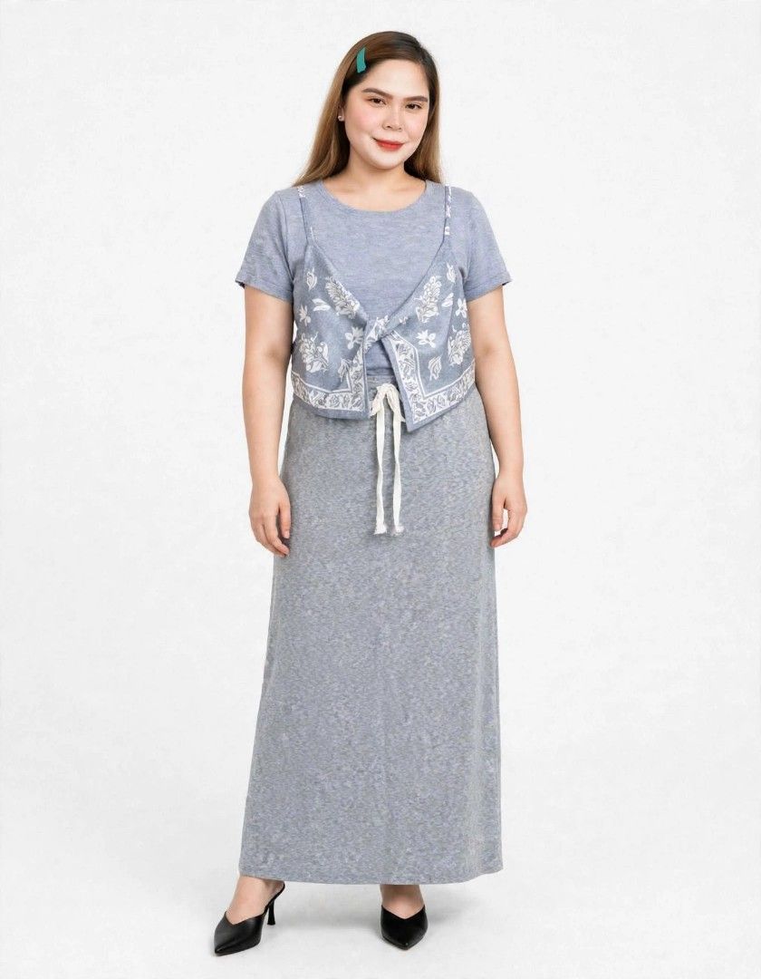 Ladies Terno size L (Category: Sets or Coordinates) located in Plaridel. Submitted by tonilousg (Listing ID 1468306492, Image 1). Description: Preloved Ladies Terno size L very Good Condition Plaridel, Bulacan shapi chckout ang courier pinaka murang shipping.