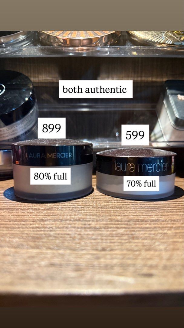 Laura Mercier Loose Setting Powder (Category: Makeup) located in Manila. Submitted by xu_yans (Listing ID 1468420937, Image 1). Description: - 100% authentic - full size - japanese : 70% full - local : 80% full.