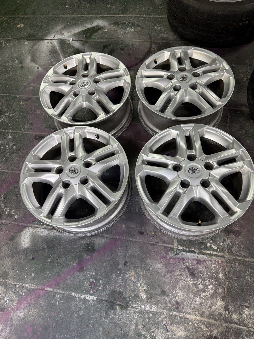 LC200 Euro version mags size 20 (Rare) (Category: Mags and Tires) located in Pasig City. Submitted by amglorinser (Listing ID 1468307541, Image 1). Description: Selling LC200 Euro version mags size 20 (rare) orig Toyota, not copy/replica has some scratches due to age/usage last pic for reference Asking ₱65,000 negotiable only upon viewing Item is in Pasig City.