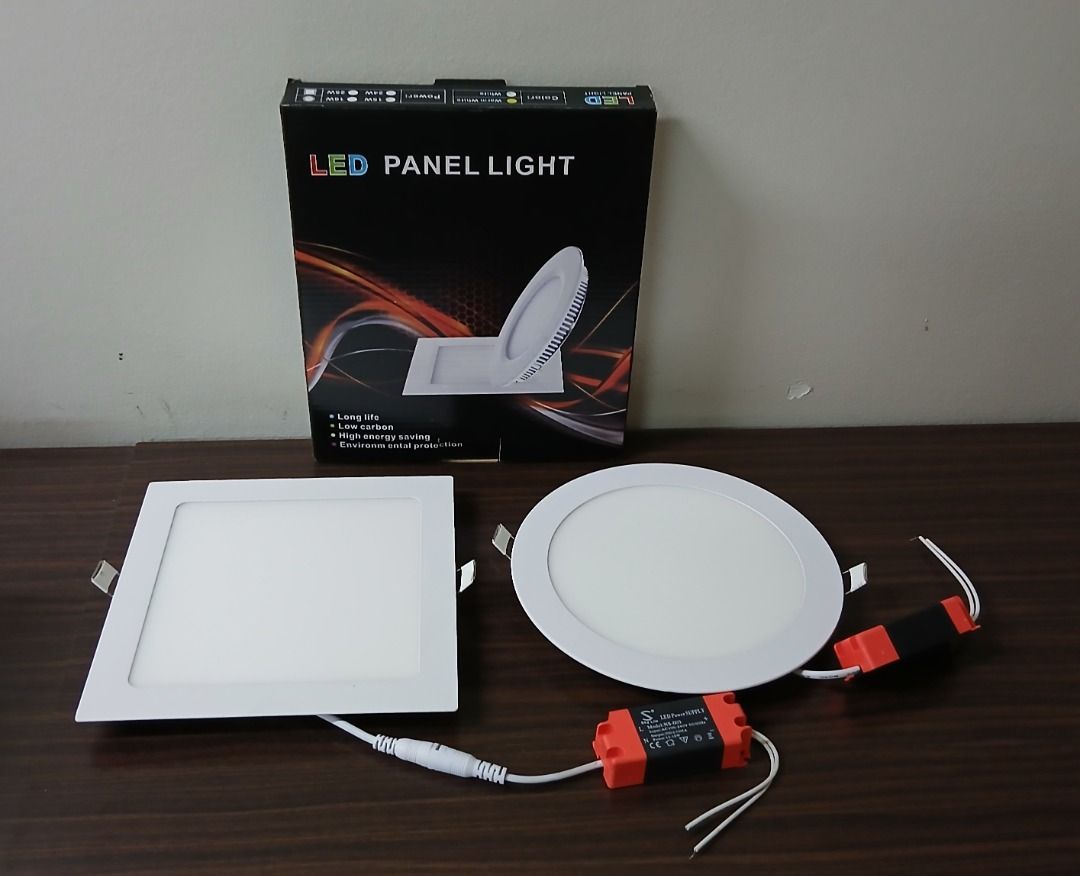 LED Panel Light 15 watts 19cm size Round & Square (Category: Lighting) located in Manila. Submitted by townlites (Listing ID 1468289610, Image 2). Description: Color: Warm white, White Shape: Round, Square Watts: 15W Size: 19cm Voltage: 85~265V 50/60Hz Use good quality LED resistance light falling. Highly-efficient electronics ballast ensure to long lifespan using. More than 3 times energy saving compare to traditional energy saving bulb Switch o