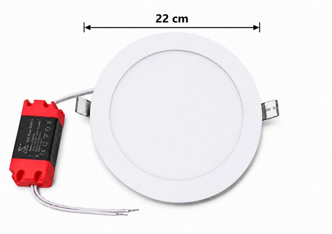 LED Panel Light 18 watts 22cm size (Skylite Brand) (Category: Lighting) located in Manila. Submitted by townlites (Listing ID 1468291532, Image 3). Description: Color: Warm white, White Shape: Round, Square Watts: 18W Size: 22cm Voltage: 85~265V 50/60Hz Use good quality LED resistance light falling. Highly-efficient electronics ballast ensure to long lifespan using. More than 3 times energy saving compare to traditional energy saving bulb Switch 