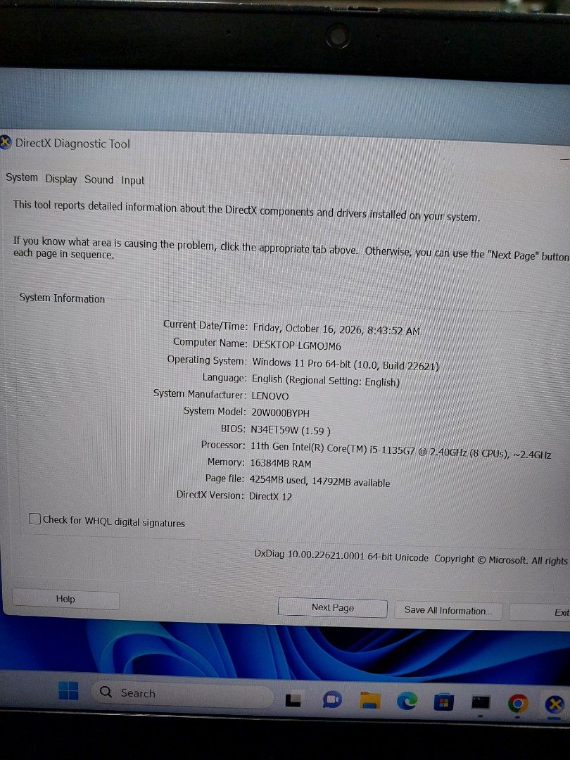 Lenovo Thinkpad T14 Gen2 (Category: Laptops & Notebooks) located in Makati City. Submitted by gabbi0604 (Listing ID 1468290623, Image 2). Description: Price: 18,990 Processor: Intel Core i5 11th gen Storage: 512gb Storage Memory: 16gb ram Videocard: Intel Iris Xe Graphics Display: 14" FHD IPS No history of repair Pwede sa masilan Inclusion: Unit Charger Bag Meetup: Guadalupe makati or Boni ave Mandaluyong Pm for more details.