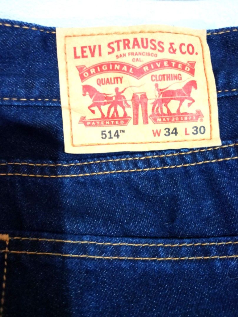 LEVI'S 514 for men (Category: Jeans) located in Las Pinas. Submitted by vanitystorehouse (Listing ID 1468338162, Image 2). Description: - brand new w/o tag ( lost tag) - bought in US - for men W34 L30.