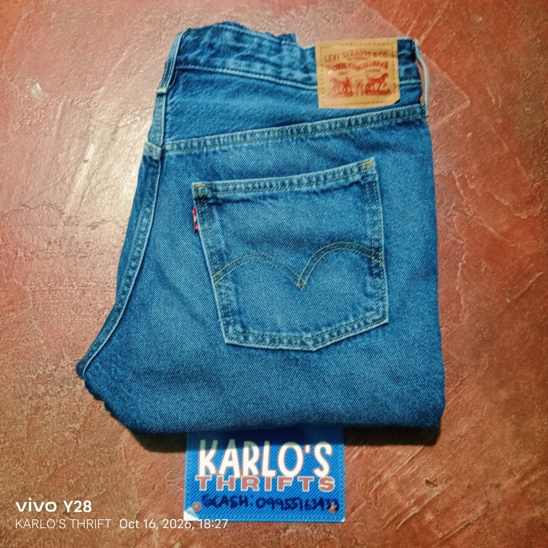 LEVI'S DENIM BIB OVERALLS (Category: Other Bottoms) located in Davao. Submitted by karlosthriftshop (Listing ID 1468481845, Image 1). Description: ₱980 FREE SHIPPING THRU J &T LEVI'S DENIM BIB OVERALLS MADE IN SRI LANKA NON-STRETCH SLIM STRAIGHT FACTORY DISTRESS DESIGN LARGE ON TAG ACTUAL MEASUREMENT PLEASE CHECK ATTACHED PHOTOS USED,IN VERY GOOD CONDITION,NO ALTERATION X COD/COP PAYMENT 1ST MOP:GCASH.