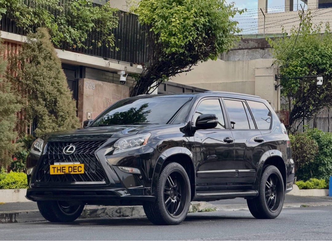 Lexus GX460 4x4 Auto (Category: Used Cars) located in Manila. Submitted by quality_cars (Listing ID 1468441462, Image 2). Description: FOR SALE - Guaranteed Best Buy! ✅ Brand: Lexus Model: GX460 Year Model: 2014 Transmission: AUTOMATIC Color: Black Fuel Type: Gas, 4x4 Mileage: 29k Mileage Ending Plate: “9” Friday Coding MY SELLING PRICE: 1.878m Trade In Ok, Financing Ok Upgrades worth 500k Brembo Big Brakes Front & Rear Bodykit SunRoof Wood Panel