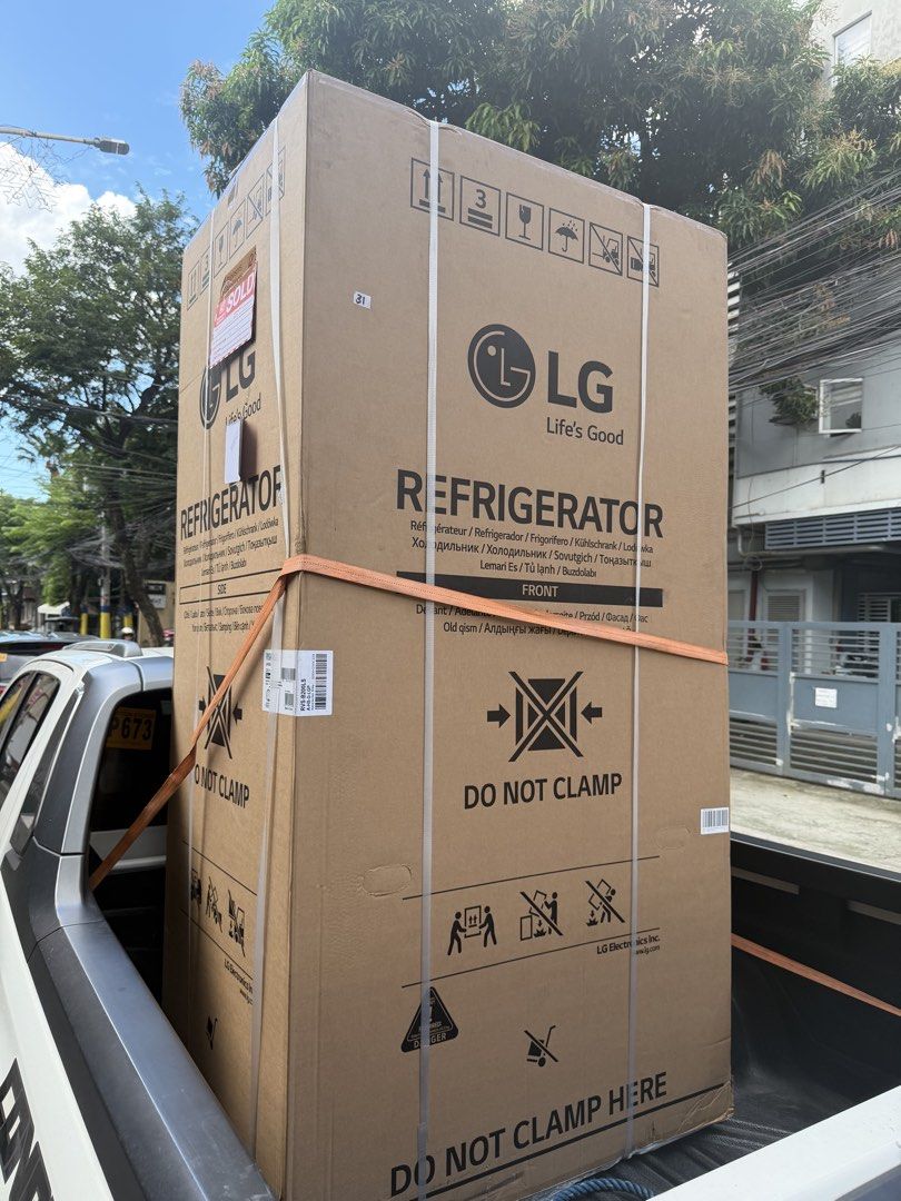 LG RVS-B200LS Refrigerator Silver (Category: Refrigerators and Freezers) located in Mandaluyong City. Submitted by minebynhez (Listing ID 1468306222, Image 1). Description: - Brand: LG - Model: RVS-B200LS - Color: Silver - Power: 230V, 60 Hz - Condition: Brand new, factory-sealed in original box with LG Philippines labels - Status: Never opened or used, ready for delivery or pickup.