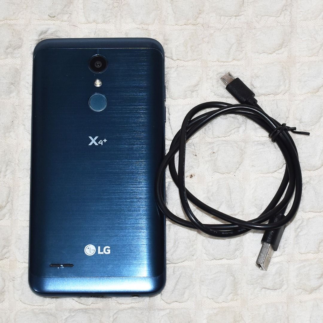 LG X4+ Phone (Category: LG) located in Pasig City. Submitted by danielkim74 (Listing ID 1468369195, Image 2). Description: LG X4+ Phone Open line issue: Yellowish screen Purchased in Korea Fixed Price, No More Last Price Inclusions: Charging cable <Specifications> - 5.3" IPS LCD (720 x 1280 Resolution) - ARM Cortex – A53, Quad-core processor - Camera - 13M pixel, 1080p video recording - Android 8.1 - Internal Storage 32GB - Bluetooth - Micro SD c