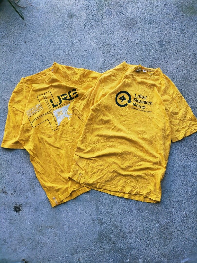 Lifted Research Group shirts (Category: Tshirts & Polo Shirts ) located in Manila. Submitted by kobemodina_0330 (Listing ID 1468338166, Image 1). Description: Lifted Research Group shirts Both size medium to large fittings No issue as new condition 1500 free shipping 📥.