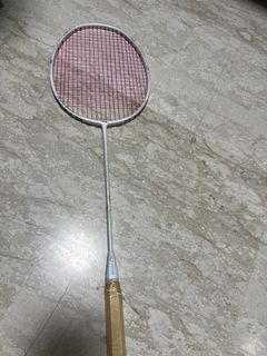 Li-Ning Axforce Badminton Racket Pink Strings, Sports Equipment, Sports ...