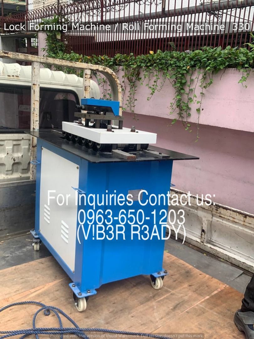 Lock Forming Machine / Roll Forming Machine Specs: 1.2mm 3HP MOTOR (Category: Other Home Furniture) located in Manila. Submitted by ramoseliza33488 (Listing ID 1468361949, Image 3). Description: .