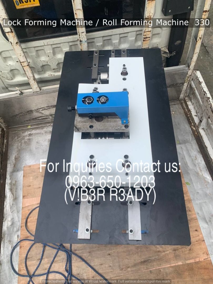 Lock Forming Machine / Roll Forming Machine Specs: 1.2mm 3HP MOTOR (Category: Other Home Furniture) located in Manila. Submitted by ramoseliza33488 (Listing ID 1468361949, Image 1). Description: .