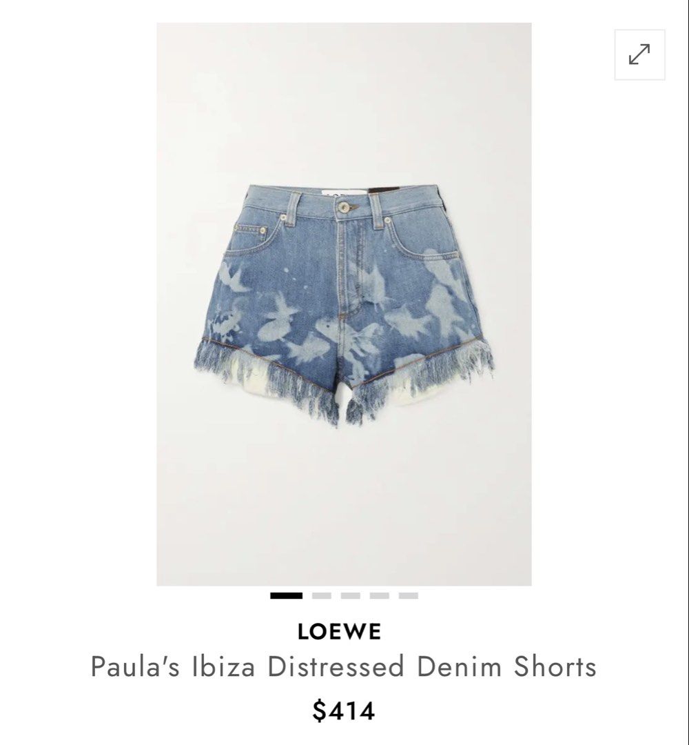 LOEWE PAULA’S IBIZA PRINTED DENIM SHORT (Category: Luxury Apparel) located in Solano. Submitted by aljoners (Listing ID 1468380981, Image 3). Description: .