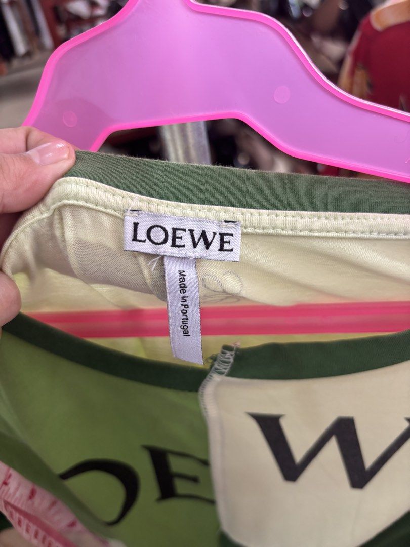 Loewe T shirt (Category: Tshirts & Polo Shirts ) located in Puerto Princesa. Submitted by 18arc (Listing ID 1468332284, Image 2). Description: Loewe Shirt Dimes:19x30.