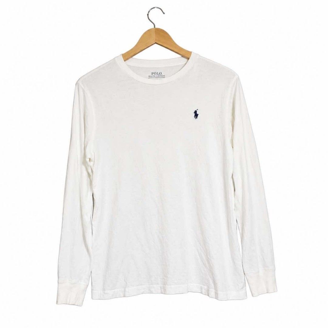 LONGSLEEVE RL WHITE (Category: Longsleeves) located in Cagayan de Oro. Submitted by mysticdolphin.62c23a (Listing ID 1468321575, Image 1). Description: RL LONGSLEEVE WHITE EXCELLENT SIZE MED 9.5COLORATE WHITE NA WHITE NO ISSUE.