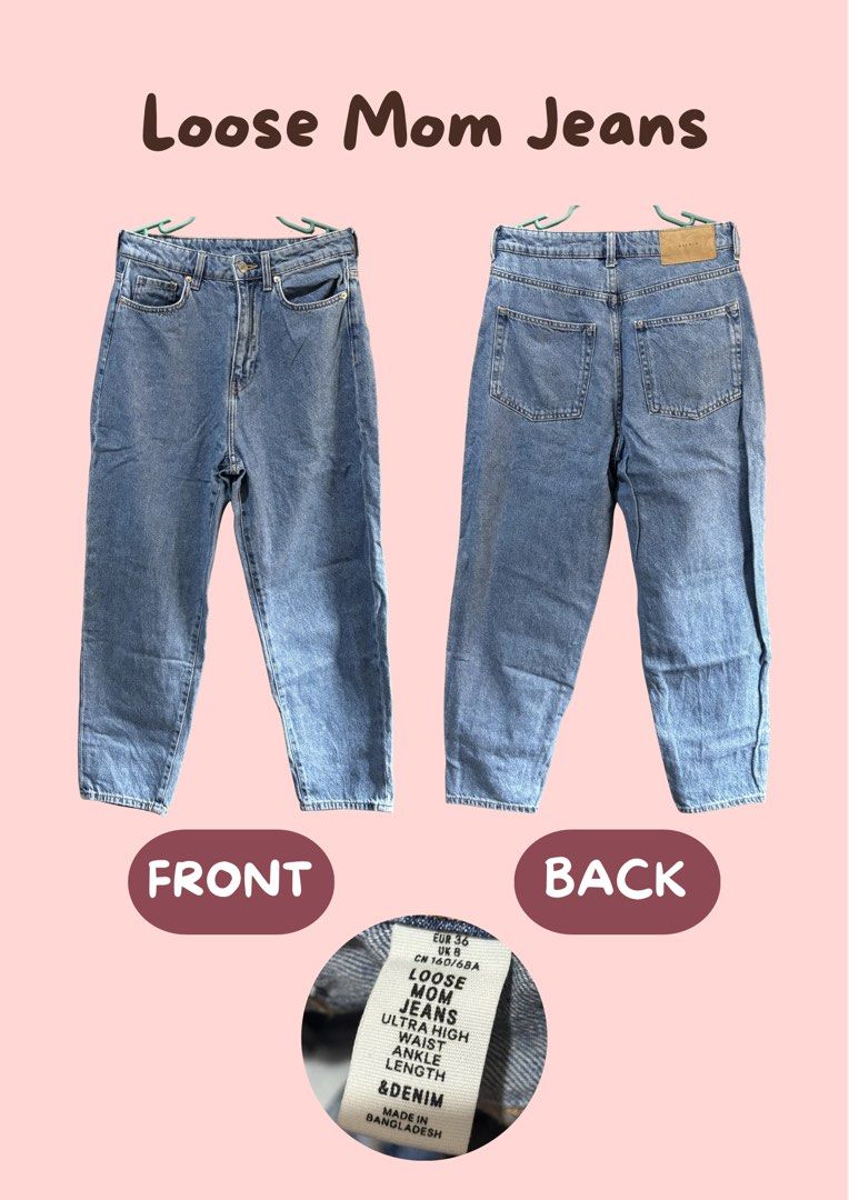 Loose mom jeans (Category: Jeans) located in Manila. Submitted by blairwinter (Listing ID 1468349837, Image 1). Description: .