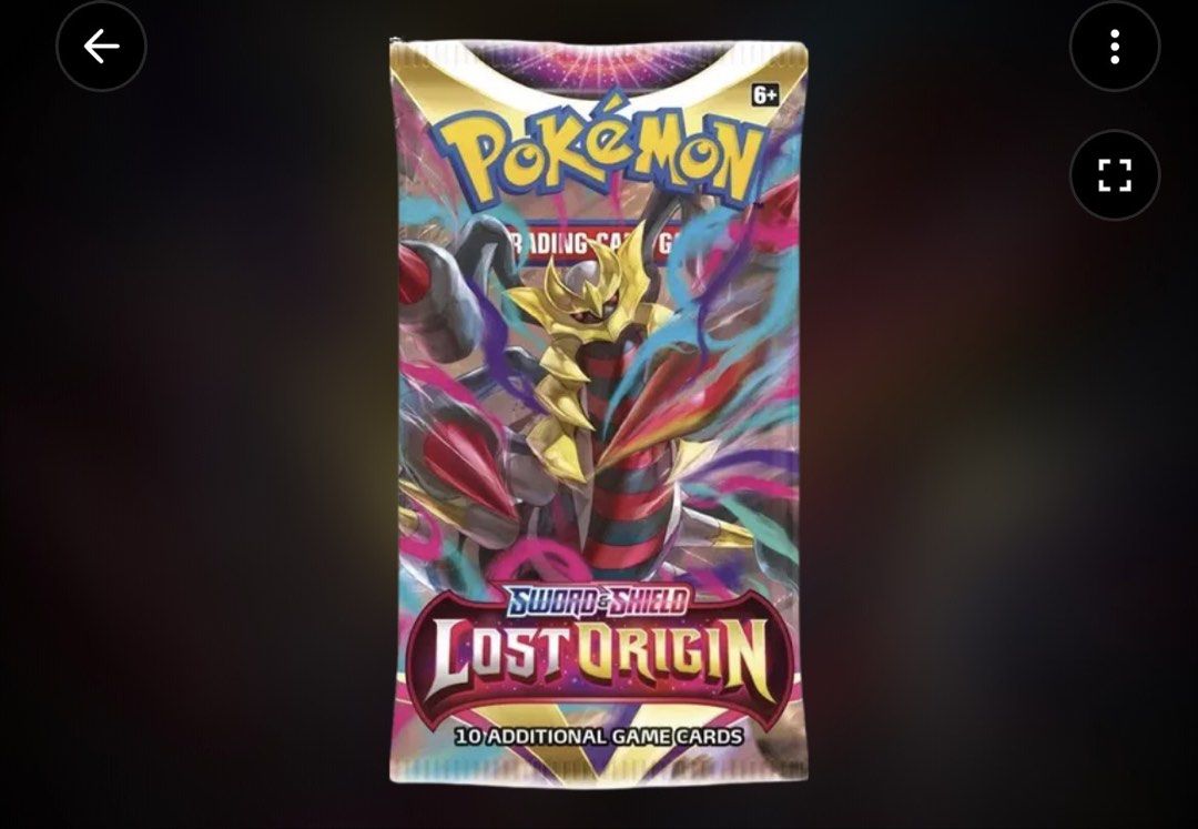 [Lost Origin] Pokemon - Booster Pack (1 pack/pcs. left) (Category: Card Packs) located in Quezon City. Submitted by james_ca (Listing ID 1468471976, Image 1). Description: • packs are sealed and mint; no damage • shipping fee shouldered by buyer.