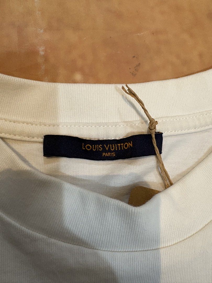 Louis Vuitton (Category: Tshirts & Polo Shirts ) located in Echague. Submitted by jake_rc (Listing ID 1468284940, Image 3). Description: Louis Vuitton Size XL on tag Dimes 22.5 x 27.5 Issue: Ligth stains see last two photo Kayo na mag LC Will sell as is Price 750 plus SF.