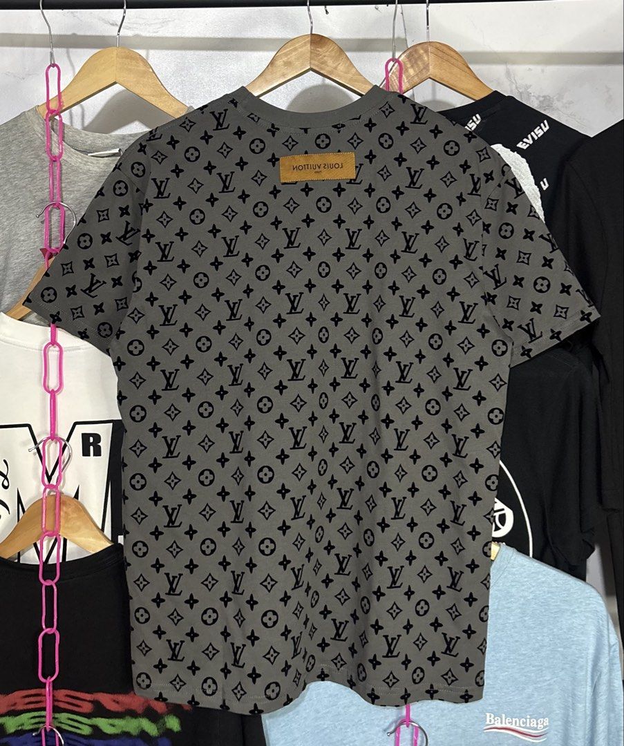 Louis Vuitton Monogram All-Over Print Grey (Category: Tshirts & Polo Shirts ) located in Tarlac. Submitted by thirstthriftapparelz_ (Listing ID 1468451524, Image 2). Description: Brand: Louis Vuitton Condition: Excellent Size: Medium To Large Color rate:9.9 Issue:None .