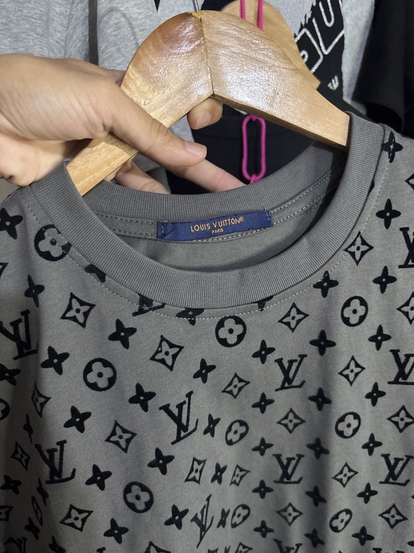 Louis Vuitton Monogram All-Over Print Grey (Category: Tshirts & Polo Shirts ) located in Tarlac. Submitted by thirstthriftapparelz_ (Listing ID 1468451524, Image 3). Description: Brand: Louis Vuitton Condition: Excellent Size: Medium To Large Color rate:9.9 Issue:None .