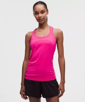 Lululemon - swiftly tech racerback (Category: Activewear) located in Valenzuela. Submitted by rektasource.ph (Listing ID 1468410044, Image 2). Description: Lululemon swiftly tech racerback Size size 4 on tag Good as new Armpit to armpit: 14 Length: 25.5 Need wash only 900 pesos Valenzuela location .