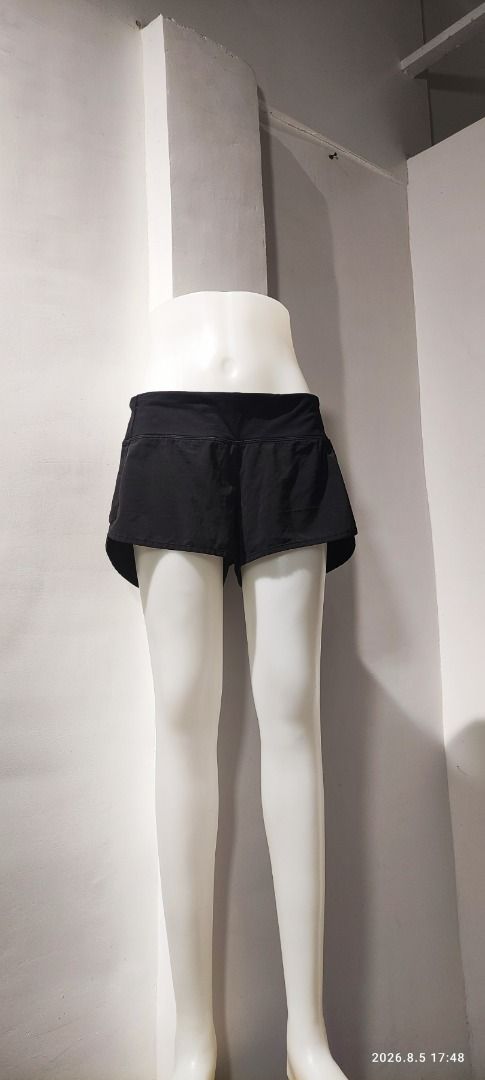 Lululemon (size 6) Speed Shorts (Category: Activewear) located in Calamba. Submitted by lulu.thrift.finds (Listing ID 1468462224, Image 3). Description: Lululemon Size 6 Speed Shorts FLAW: lining removed, other than that, shorts ok No discount for single items. Can give a little discount for multiple-item purchases. Kindly check my store, selling all lulu :) First to pay basis Payment via GCash only Shipped thru Jnt within 2-3 days Free shipping 