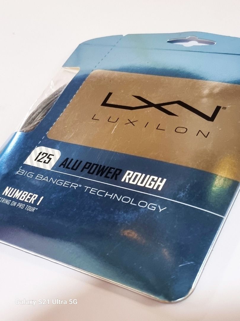 Luxilon ALU Power Rough 125 Tennis String Set (Category: Racket and Ball Sports) located in Quezon City. Submitted by kontaktpoint (Listing ID 1468365491, Image 3). Description: LUXILON BB ALU POWER 125 Tennis String Silver - WRZ995100SI Ice Blue - WRZ995100BL One of the top polyester strings on the tour that's ideal for advanced players looking for the perfect combination of explosive power and control. ALU Power is the top string on tour for a 