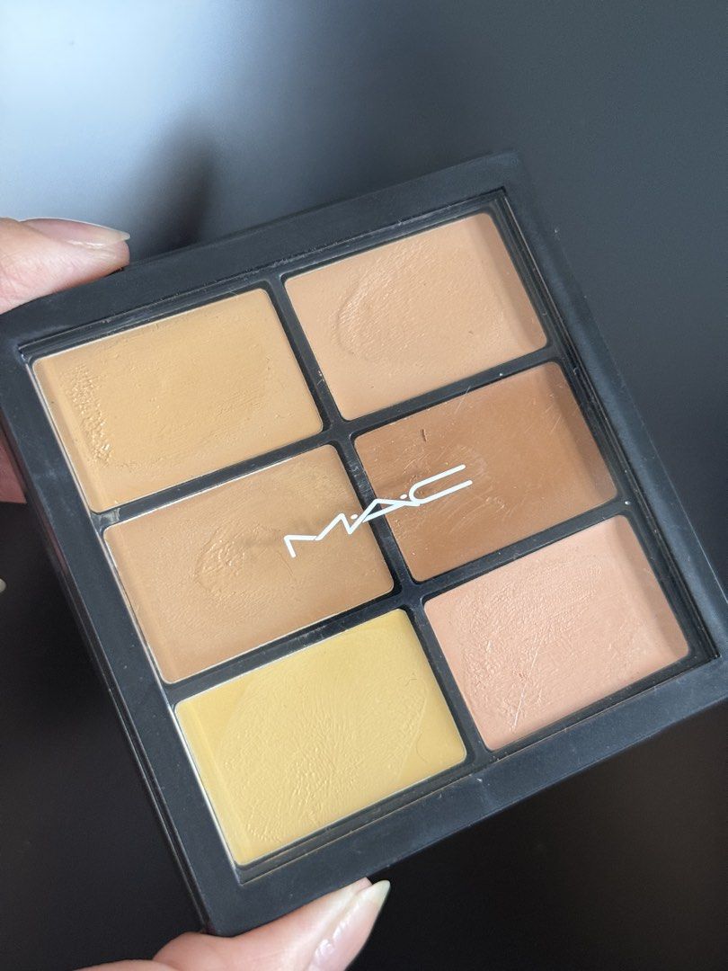 MAC Studio Fix Conceal and Correct Palette in Medium (Category: Makeup) located in Pasig City. Submitted by abbyrds (Listing ID 1468307438, Image 1). Description: - Brand: MAC Cosmetics - Product: Studio Fix Conceal and Correct Palette - Shade: Medium - Includes 6 shades: NC30, NW25, NC35, NW35, Mid Yellow, and Mid Peach - Size: 0.21 oz / 6g - Condition: Swatched and used lightly across most pans - Packaging: Original box included - RFS : Does no