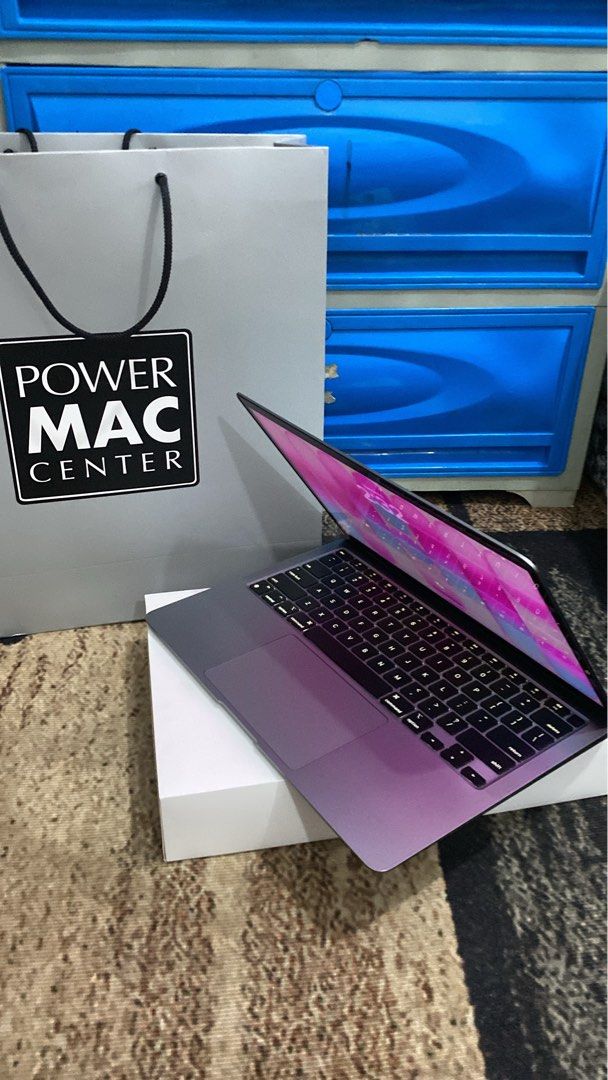 Macbook air m1 8gb 256ssd (Category: Laptops & Notebooks) located in Manila. Submitted by ayamindalano (Listing ID 1468472907, Image 2). Description: Macbook air m1 2020 8Gb ram 256ssd No issue No hidden issue Reset first before payment Inclusion Box Charger Pouch Ms office No paper bag Can do meet up around manila Can do cop via lbc.