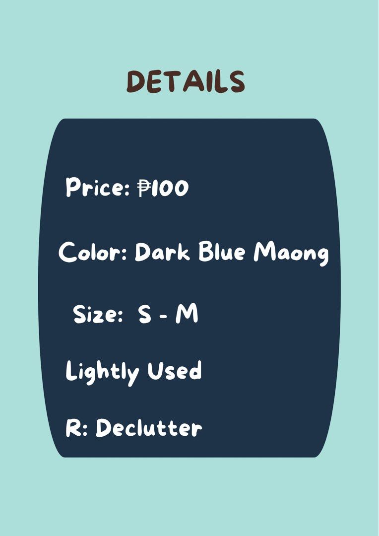 Maong Skirt (Category: Skirts) located in Manila. Submitted by blairwinter (Listing ID 1468334996, Image 2). Description: .