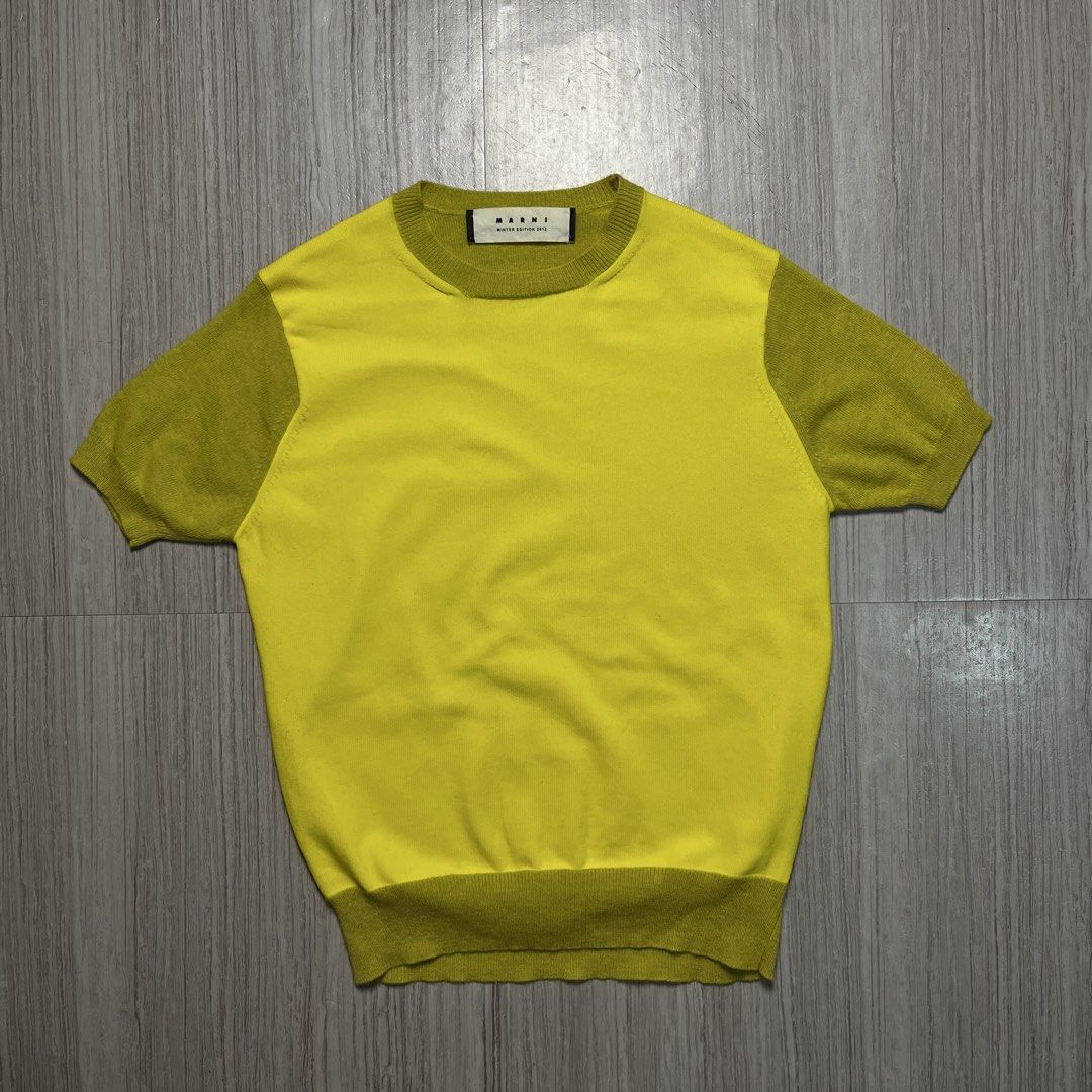 Marni Knitted Shirt (Category: Shirts) located in Cebu City. Submitted by franceuy (Listing ID 1468387797, Image 1). Description: Excellent Condition No Issue W-18 L-23.5 Color rate: 10/10 Cebu City📍.