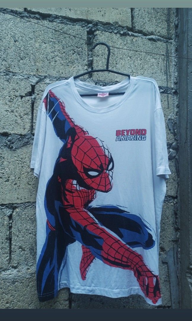Marvel Spiderman Tee (Category: Activewear) located in Ajuy. Submitted by anniee_tee (Listing ID 1468360959, Image 1). Description: Dimes: 22W x 29L No issue Good Condition.