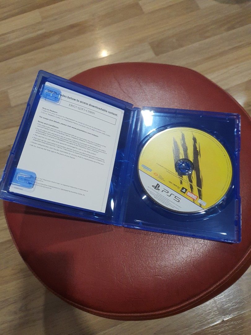 Marvel's Wolverine PS5 Game (Category: PlayStation) located in Manila. Submitted by conrado8ph (Listing ID 1468401220, Image 3). Description: FS Marvel's Wolverine R3 Price: ₱3,000.00 Marvel’s Wolverine for PS5 R3 / Asia Version – Physical Disc ✅ Original / Official PlayStation Product ✅ Complete with Case ✅ Disc in excellent condition ✅ Tested and working perfectly ✅ English Voice ✅ English Subtitles ⚠️ Codes already USED RFS: Finished the game.