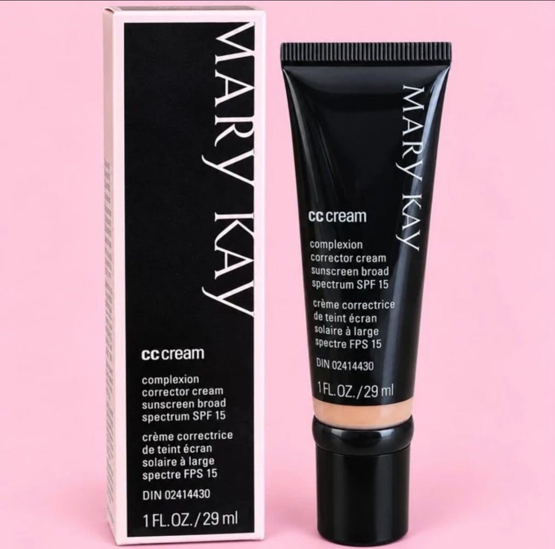 Mary Kay CC Cream Complexion Corrector Sunscreen SPF 15 (Category: Makeup) located in Polomolok. Submitted by legadad94559 (Listing ID 1468434610, Image 2). Description: - Product: Mary Kay CC Cream Complexion Corrector Sunscreen SPF 15 - Volume: 1 FL. OZ. / 29 ml per tube - Stock: Multiple available (1 tube out of box + 4 unopened boxes) - Benefits: Lightweight coverage, broad-spectrum UV protection, and even skin tone - Ideal for: Everyday make