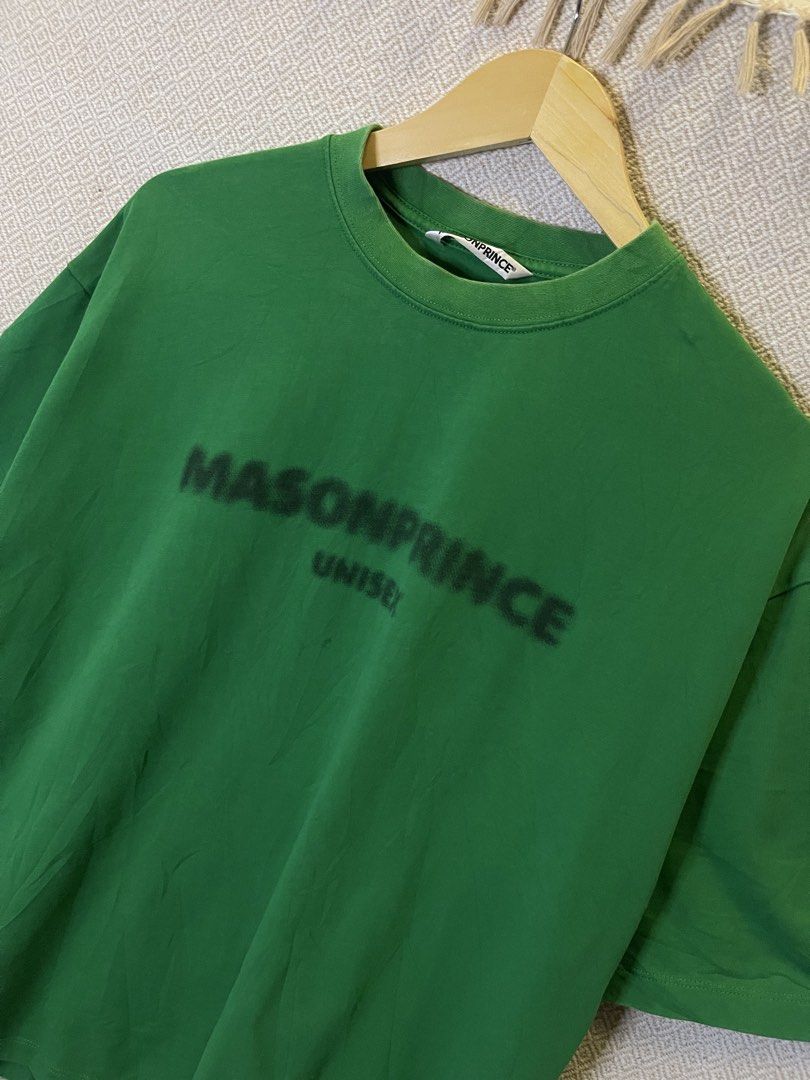 Masonprince green heavyweight tee (Category: Tshirts & Polo Shirts ) located in Manila. Submitted by hypestock_mnl (Listing ID 1468308126, Image 2). Description: - stylish - perfect for casual wear - great fit - in good condition - minimal signs of usage - 9/10 - money worth! - see pics for details/issue.